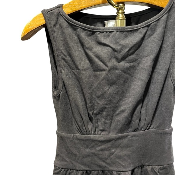 Field Day Sleeveless Chocolate Brown Fit and Flare Dress XS - Picture 2 of 9